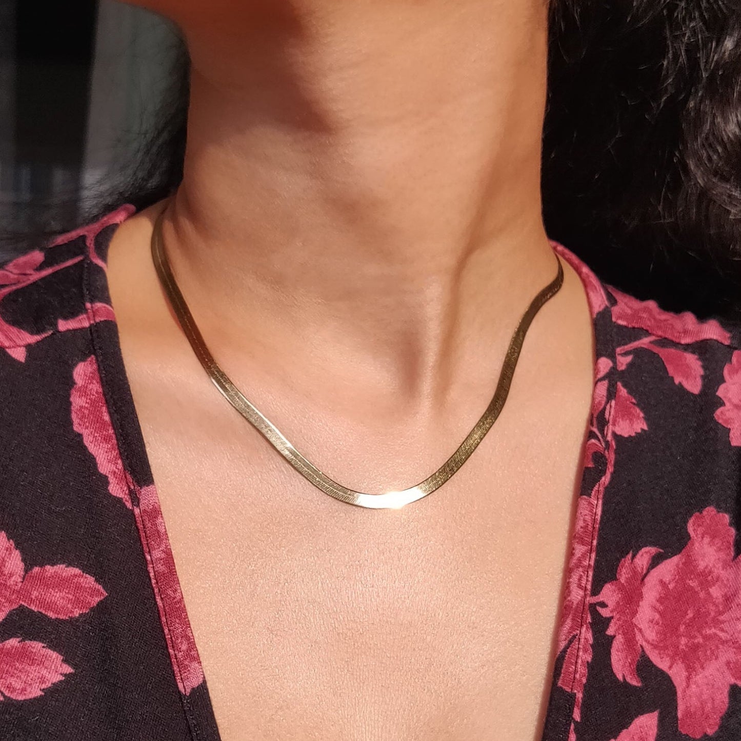 Herringbone Chain Necklace