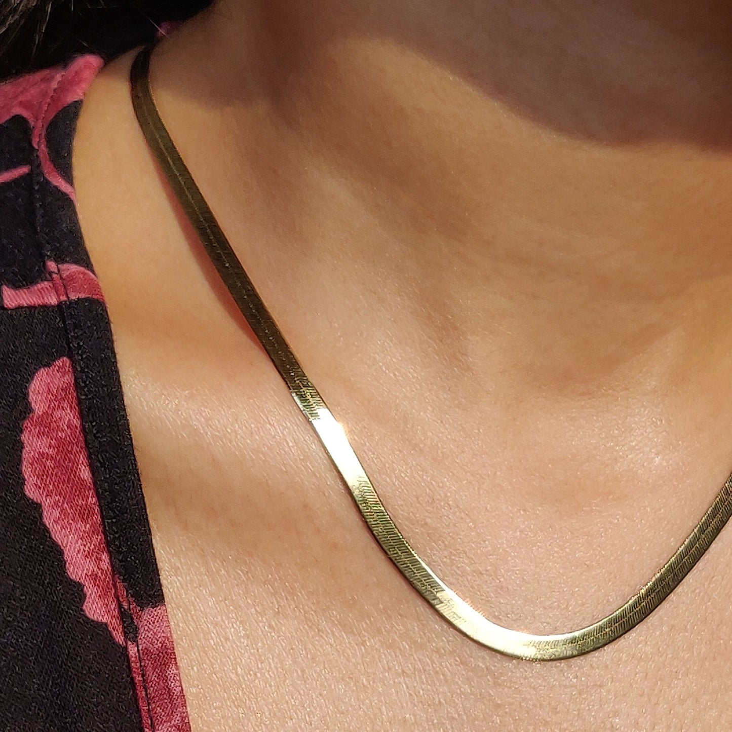 Herringbone Chain Necklace