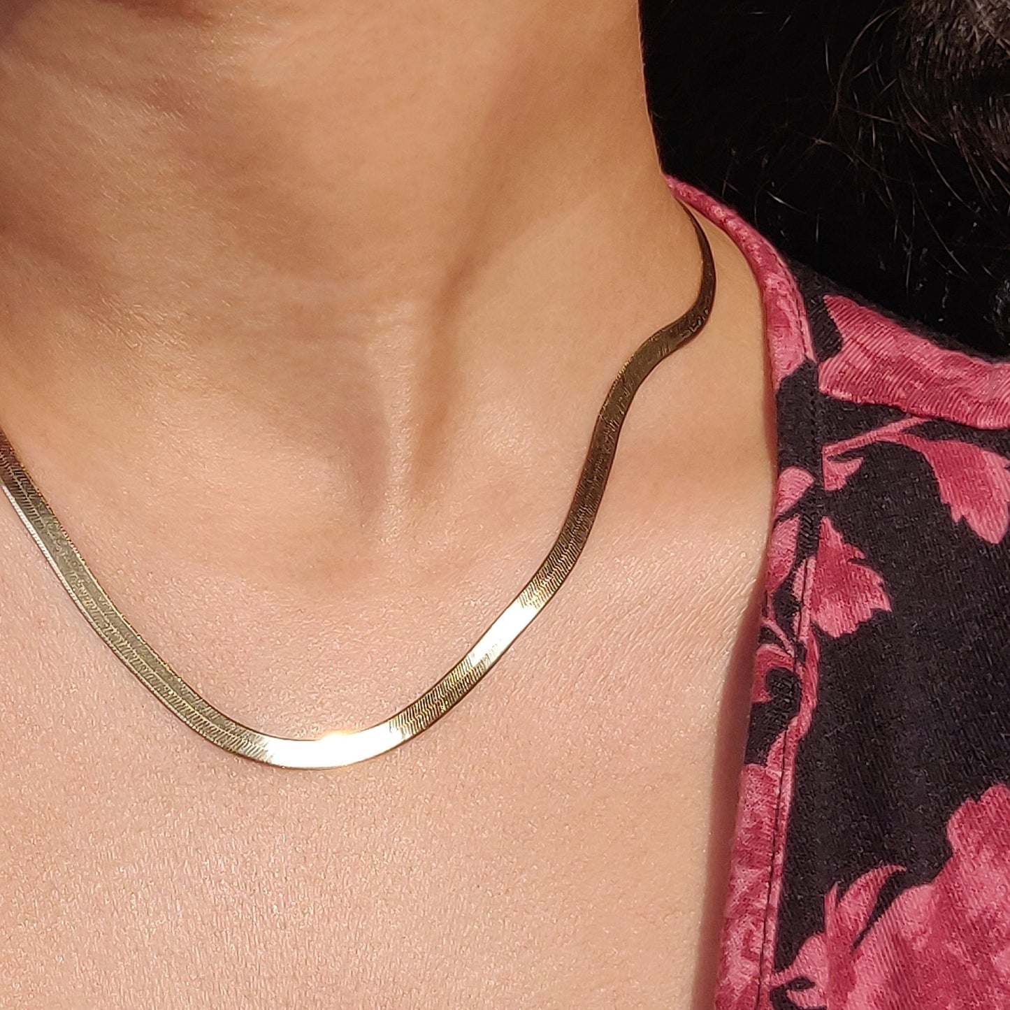 Herringbone Chain Necklace