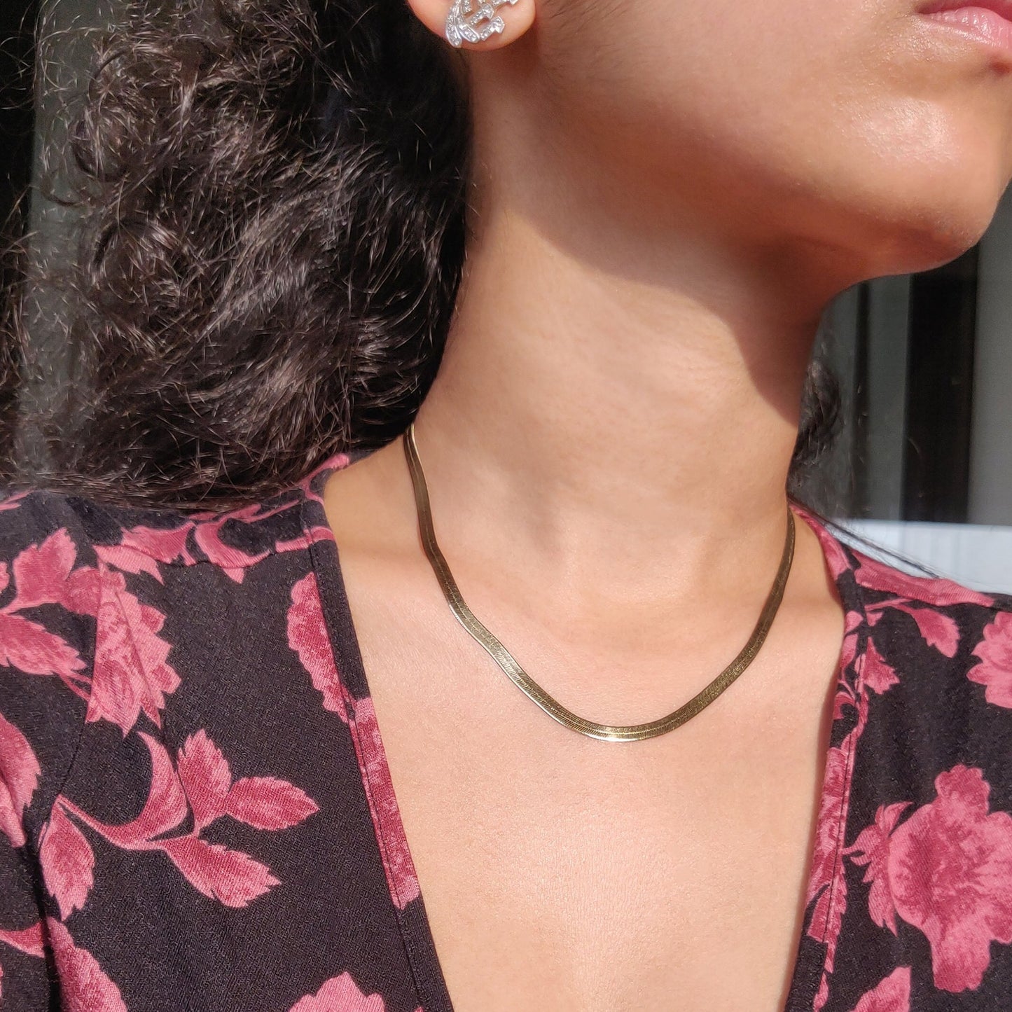 Herringbone Chain Necklace