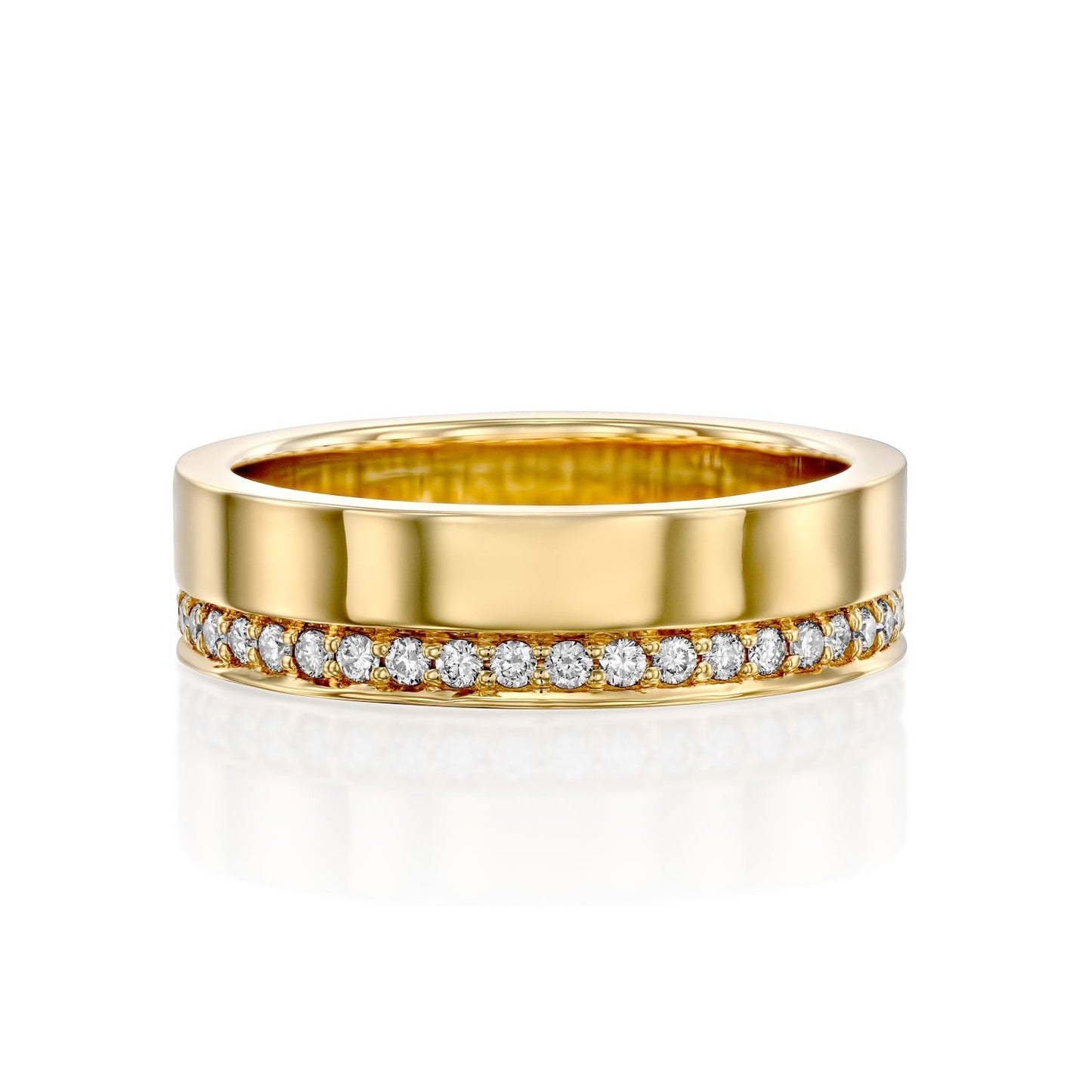 Cigar Half Eternity Band