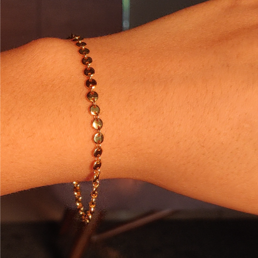 Golden Orbit Bracelet