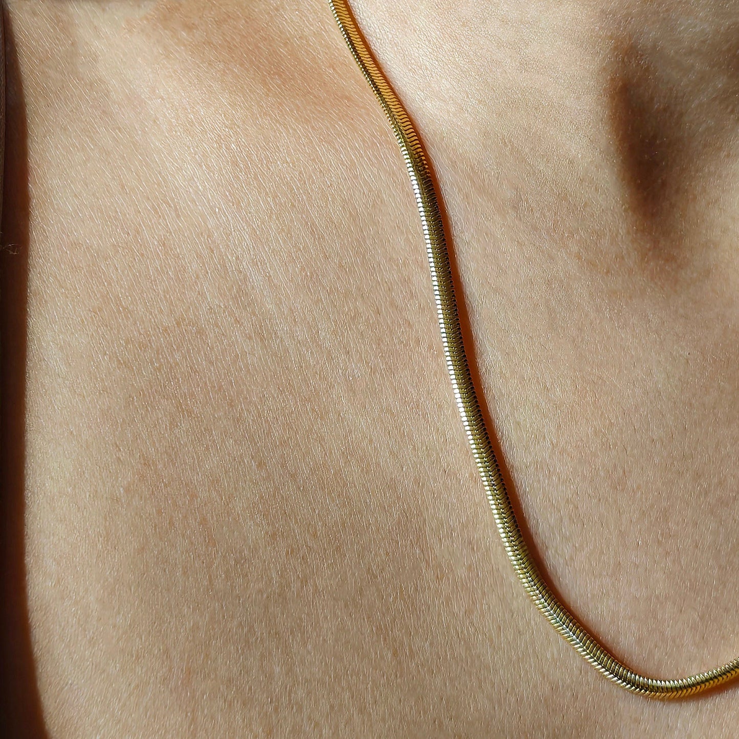 Bold Herringbone Chain Necklace