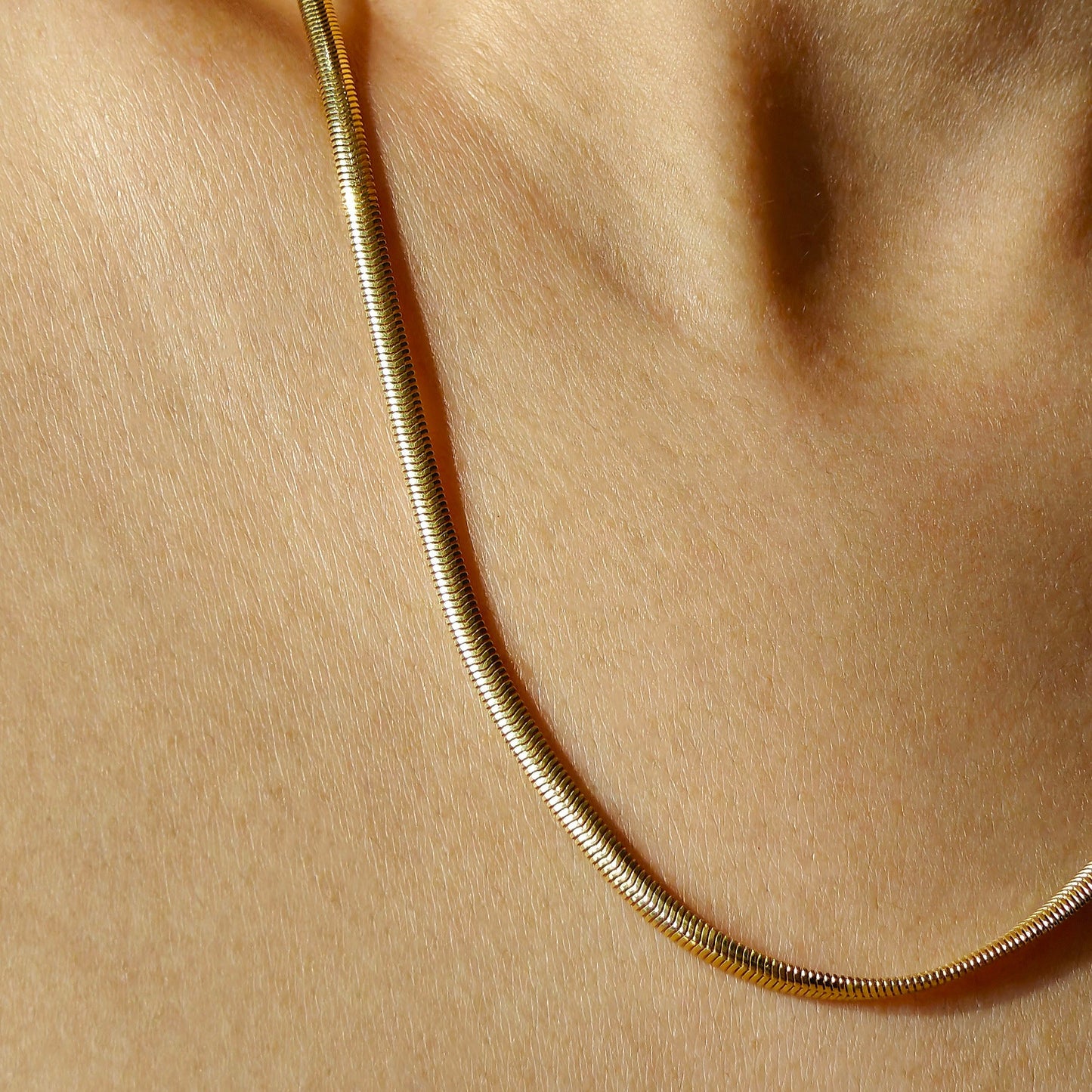 Bold Herringbone Chain Necklace