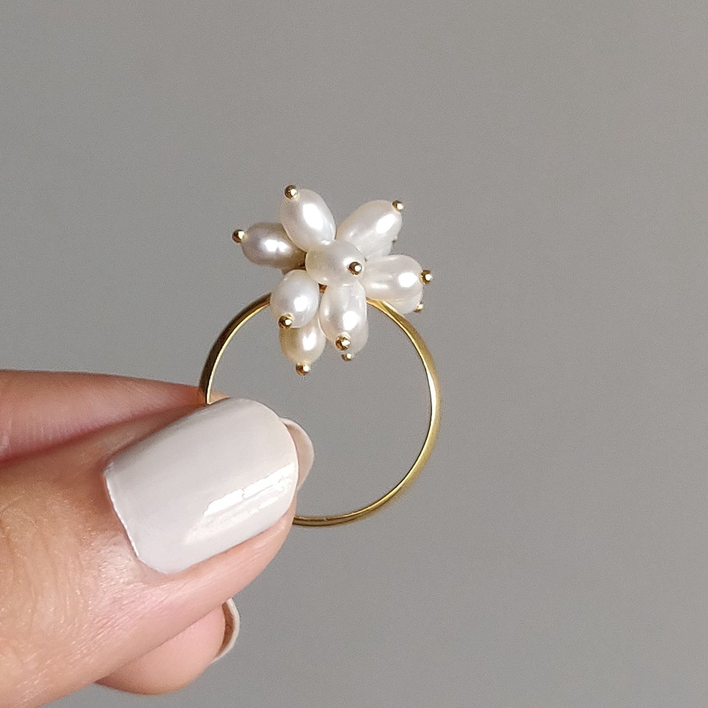 Pearlie Flurette Ring