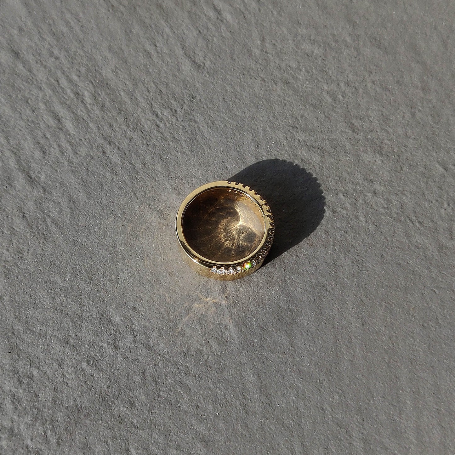 Cigar Half Eternity Band