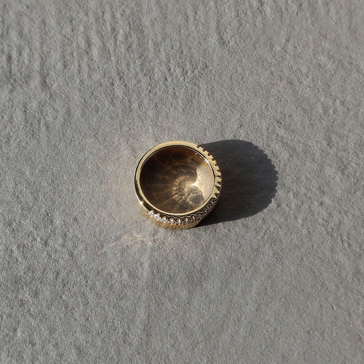Cigar Half Eternity Band