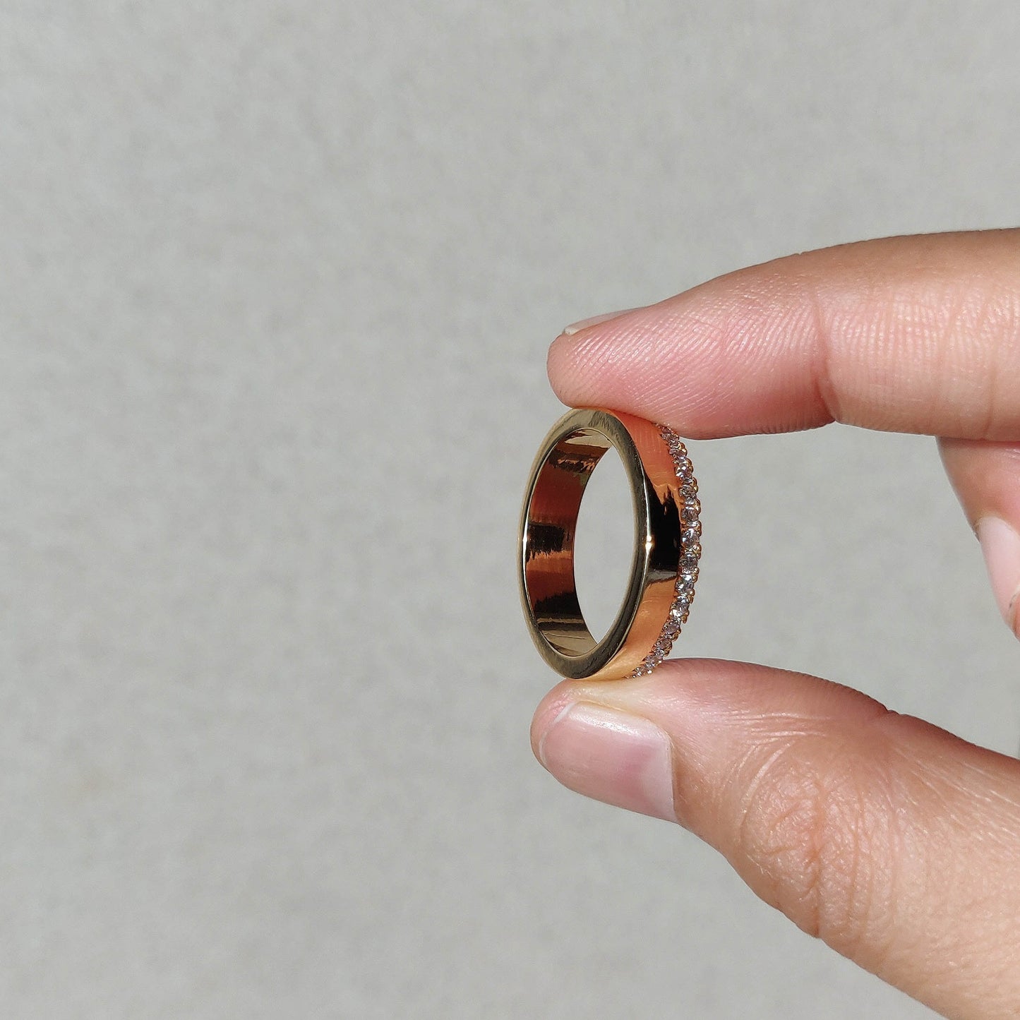 Cigar Half Eternity Band