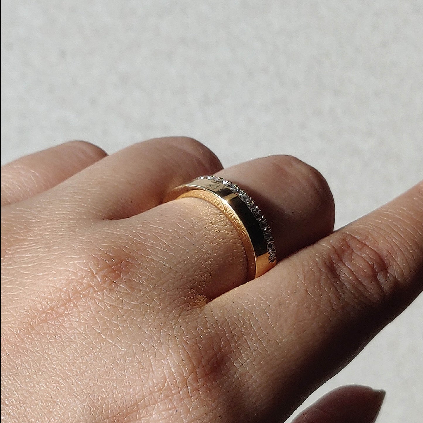 Cigar Half Eternity Band