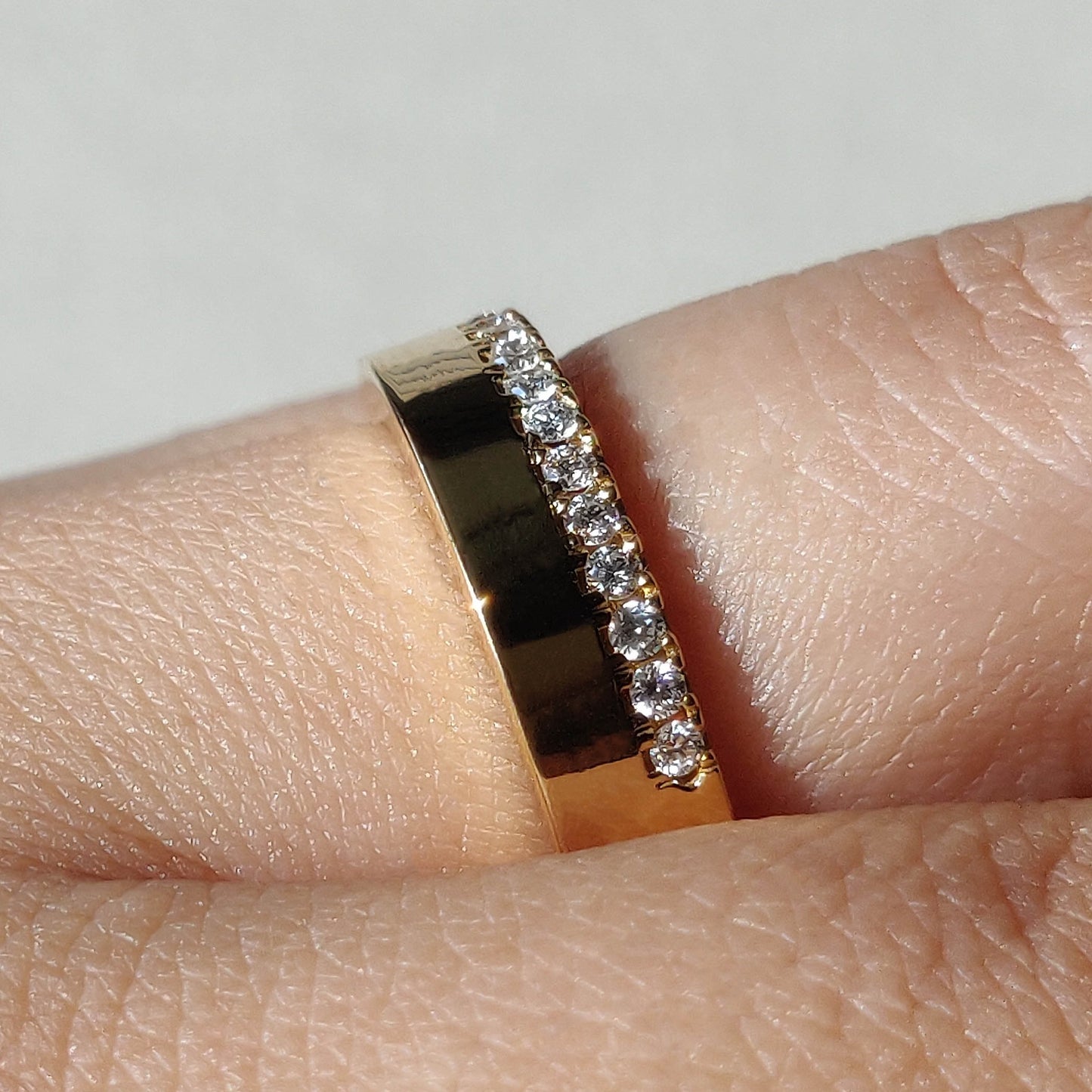 Cigar Half Eternity Band