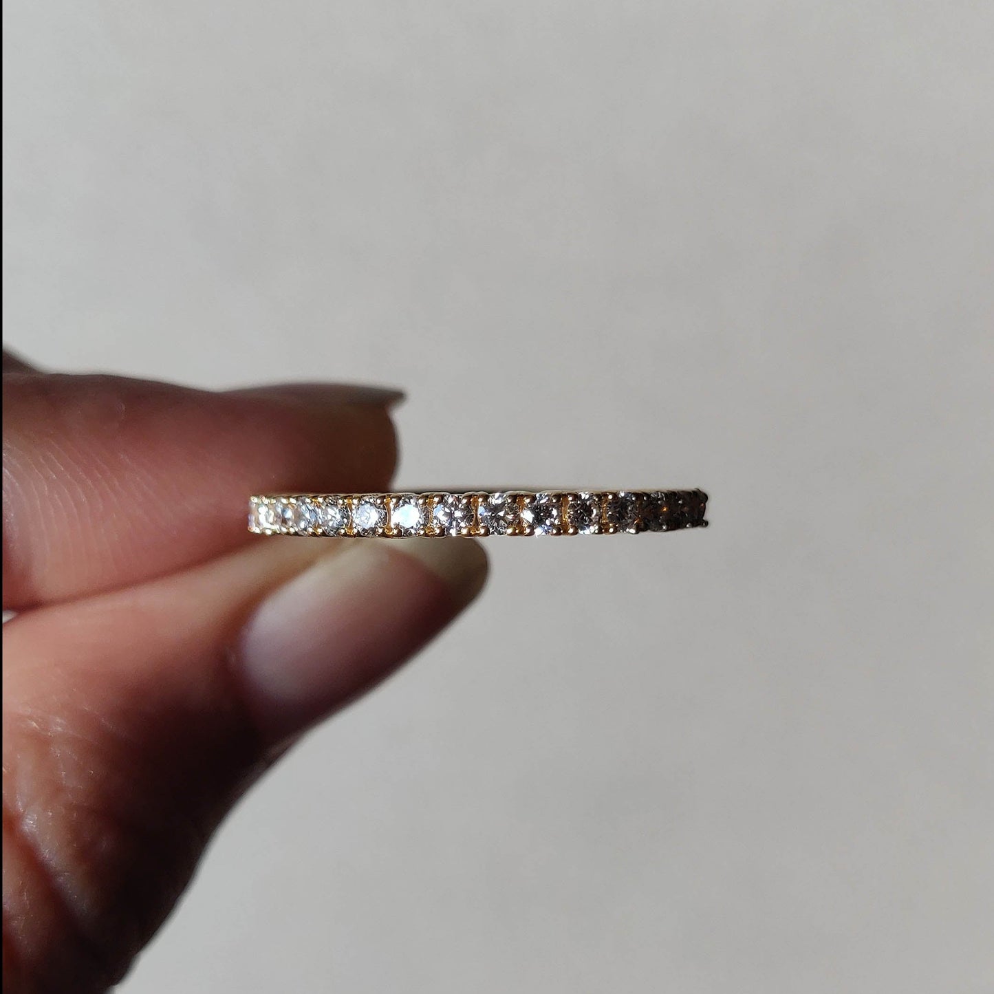 Pavé Diamond Half Eternity Band (0.32ct)