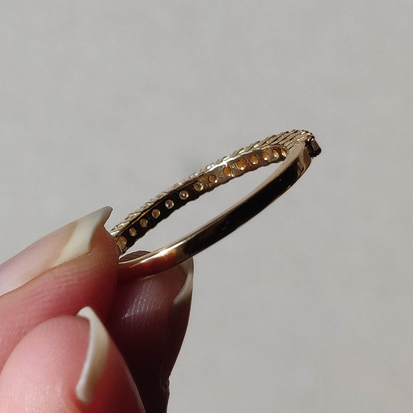 Pavé Diamond Half Eternity Band (0.32ct)