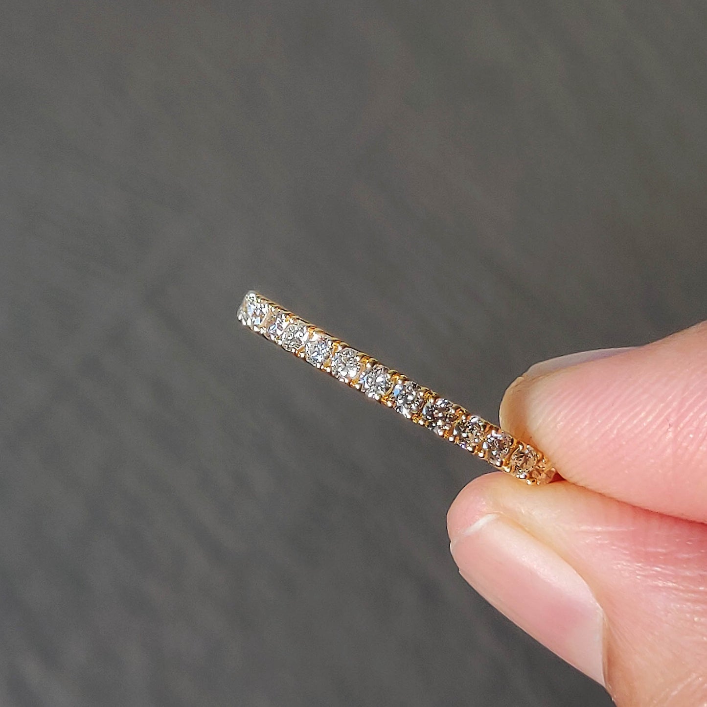 Pavé Diamond Half Eternity Band (0.32ct)