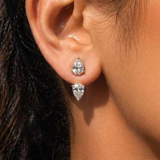 Split Pear Jacket Studs