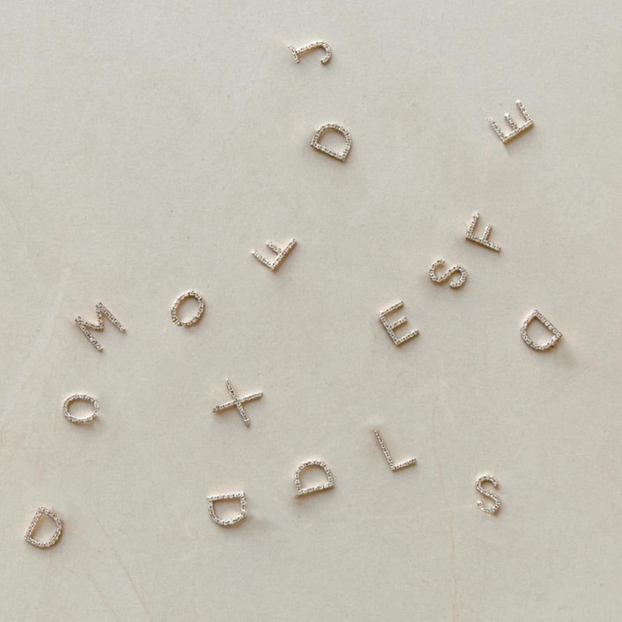 Initial Diamond Necklace