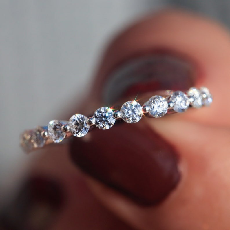 Round Diamond Half Eternity Band (0.68ct)