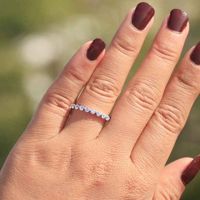 Round Diamond Half Eternity Band (0.68ct)