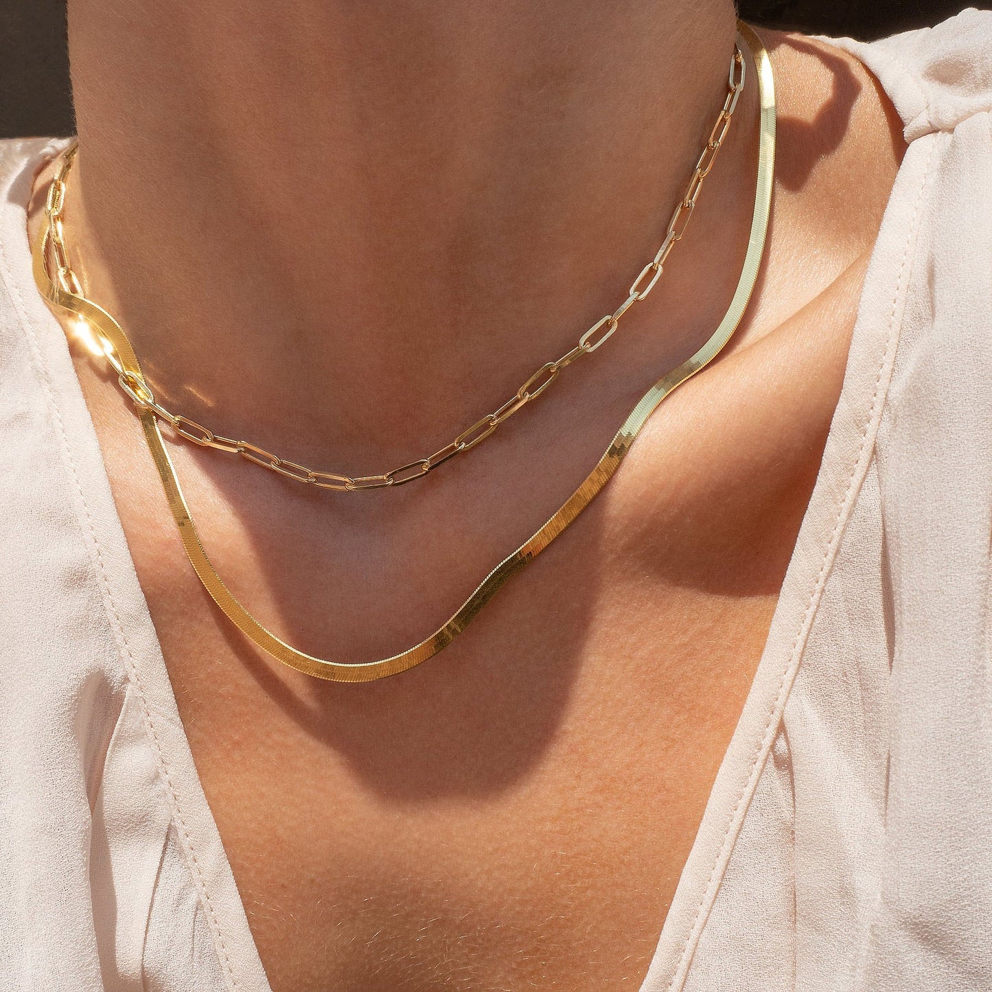 Herringbone Chain Necklace