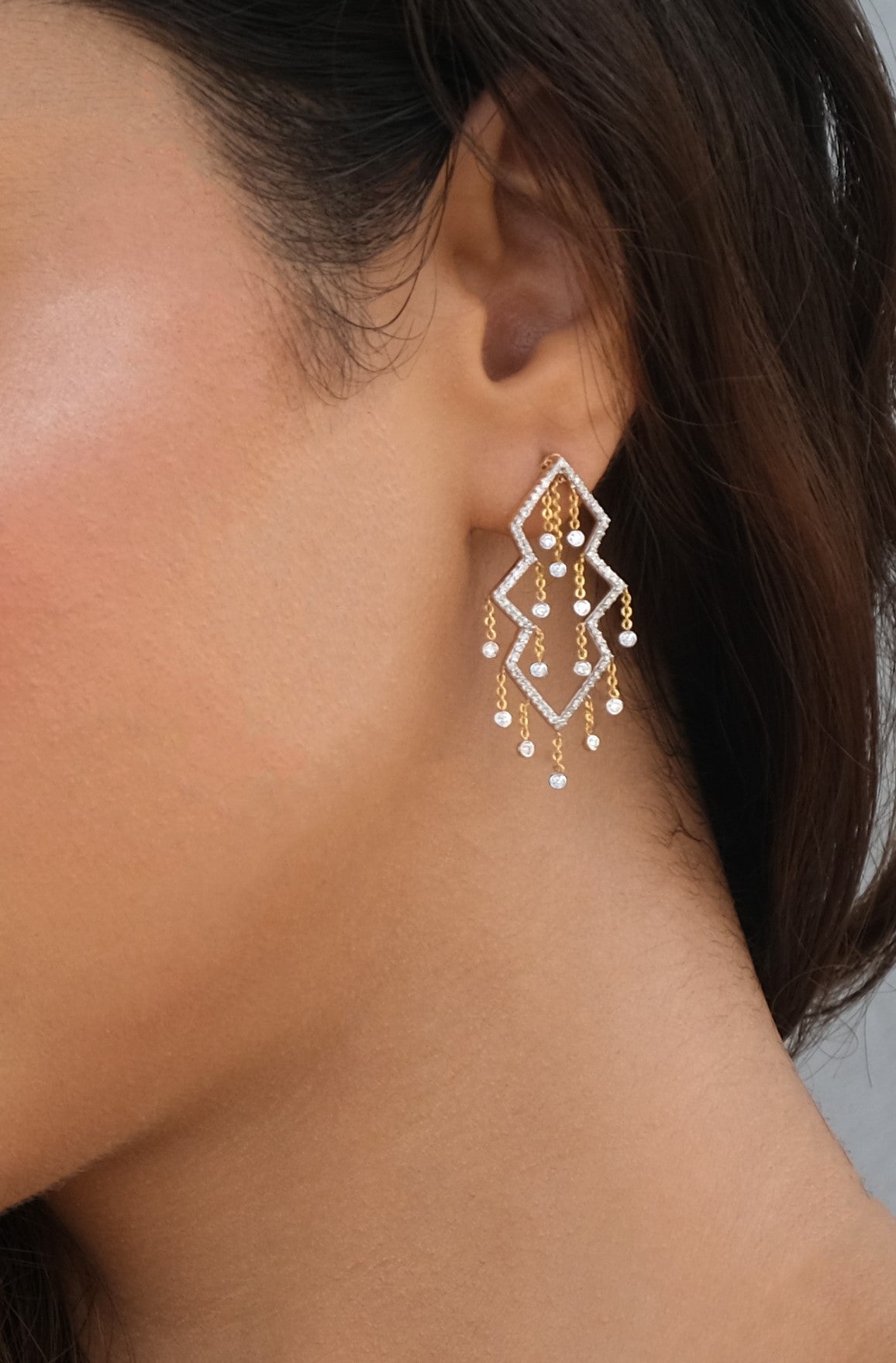 Chandelier Diamond Earrings