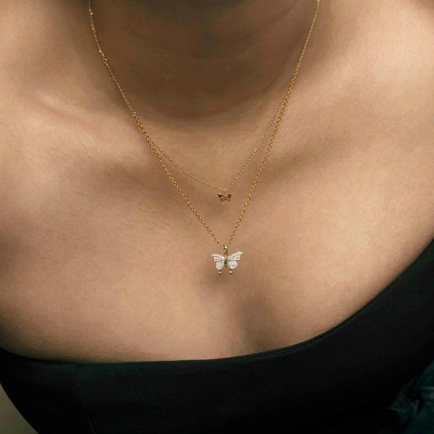 Butterfly Diamond Necklace