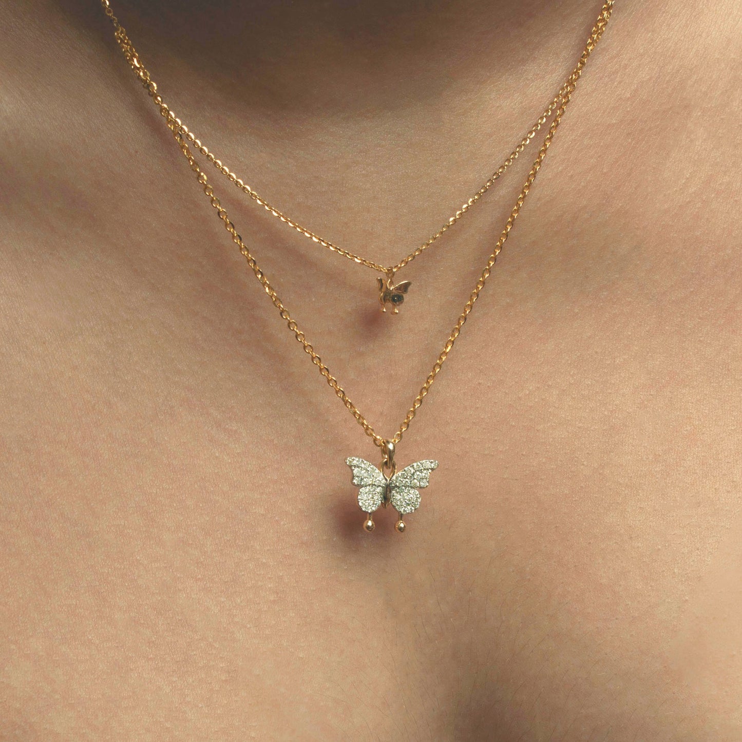 Butterfly Diamond Necklace