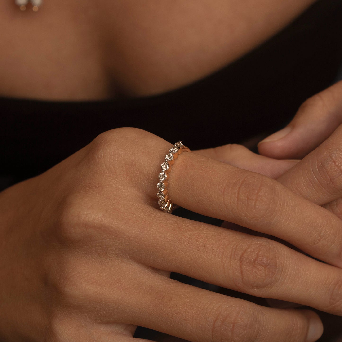 Round Diamond Half Eternity Band (0.68ct)