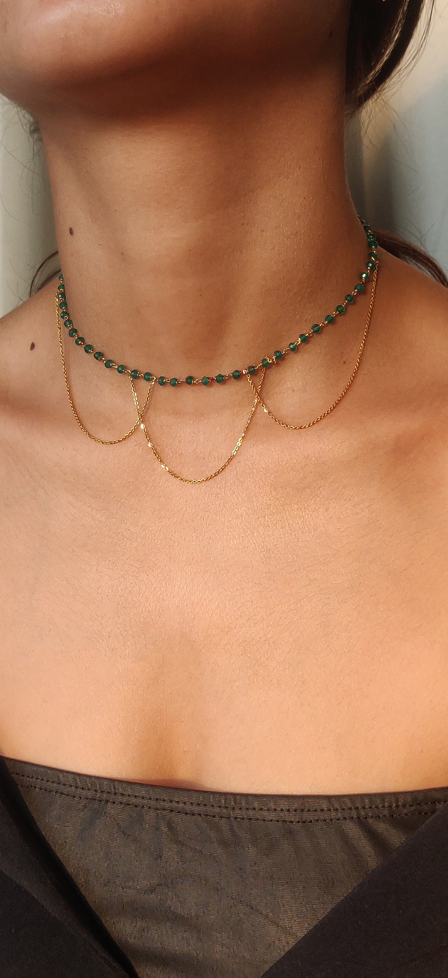 Green Onyx Choker