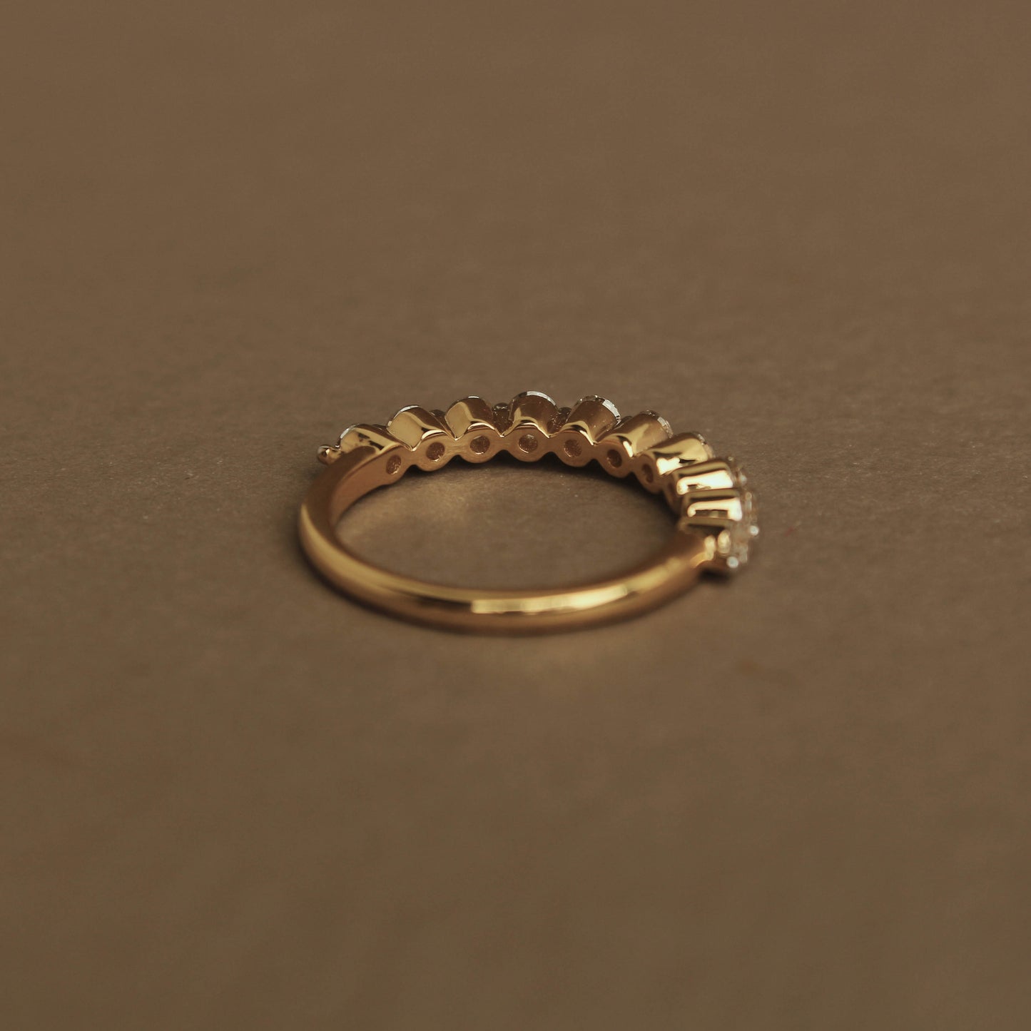 Round Diamond Half Eternity Band (0.68ct)