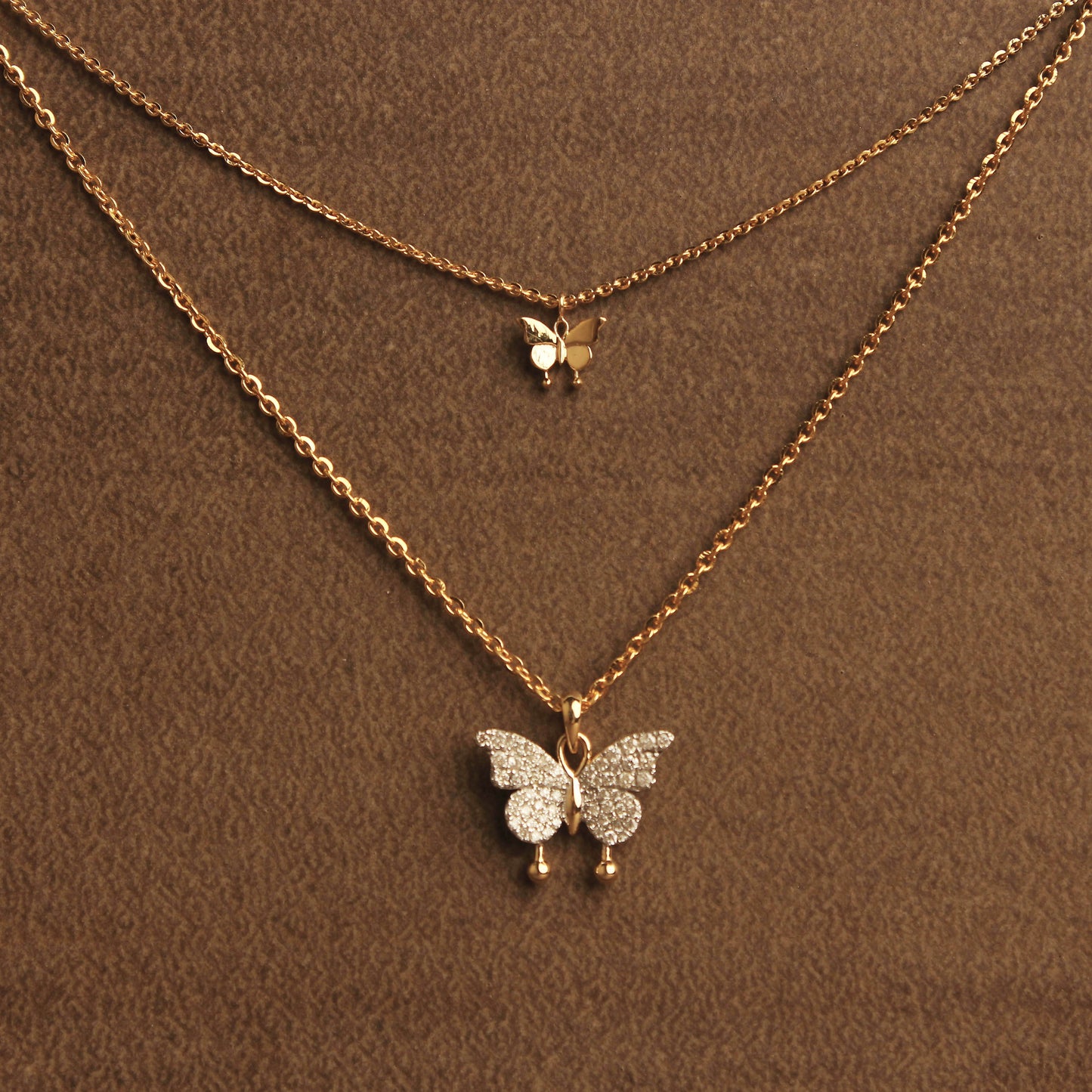 Butterfly Diamond Necklace