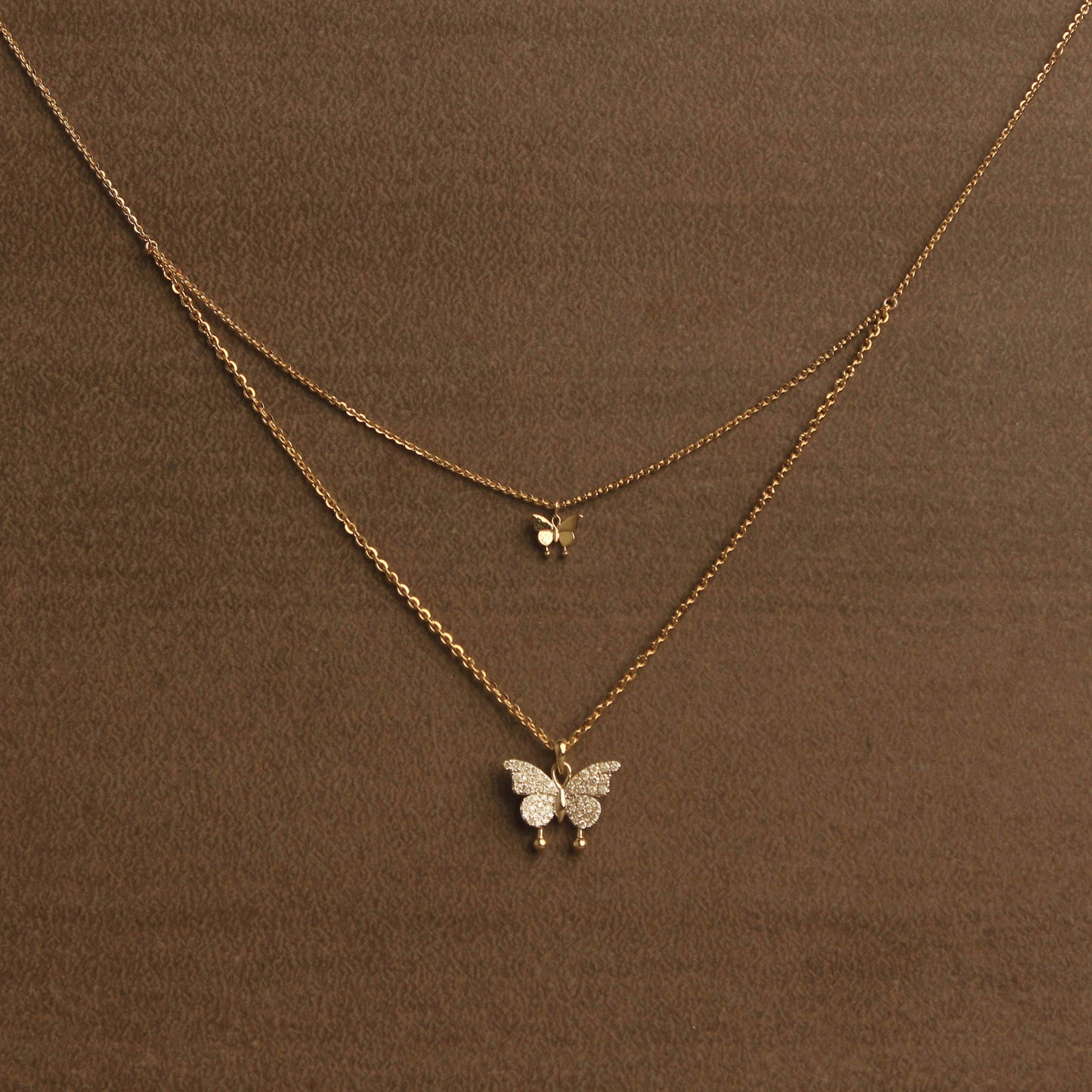 Butterfly Diamond Necklace
