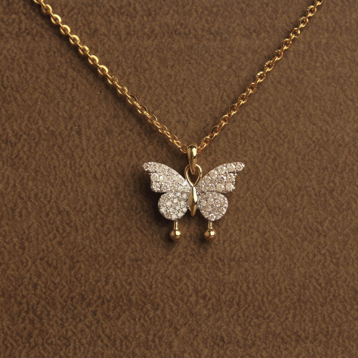 Butterfly Diamond Necklace
