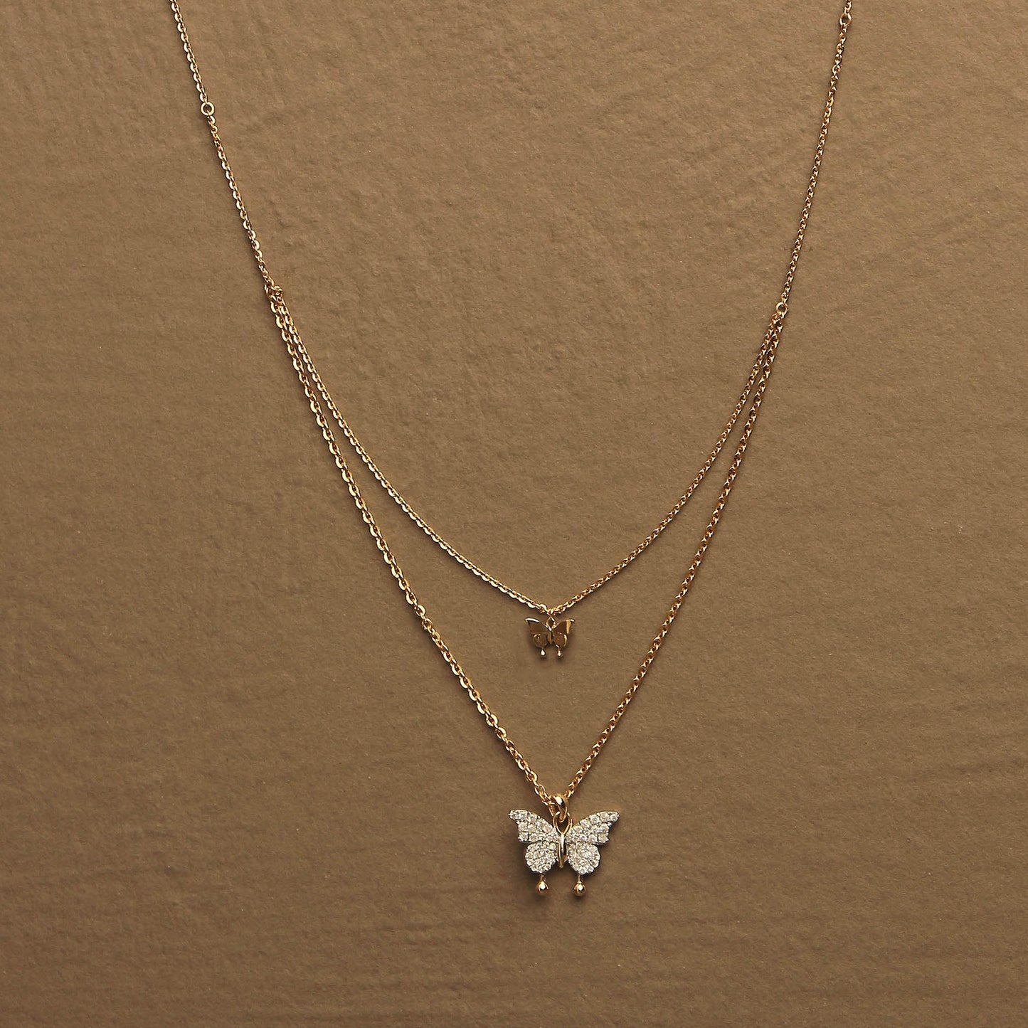 Butterfly Diamond Necklace