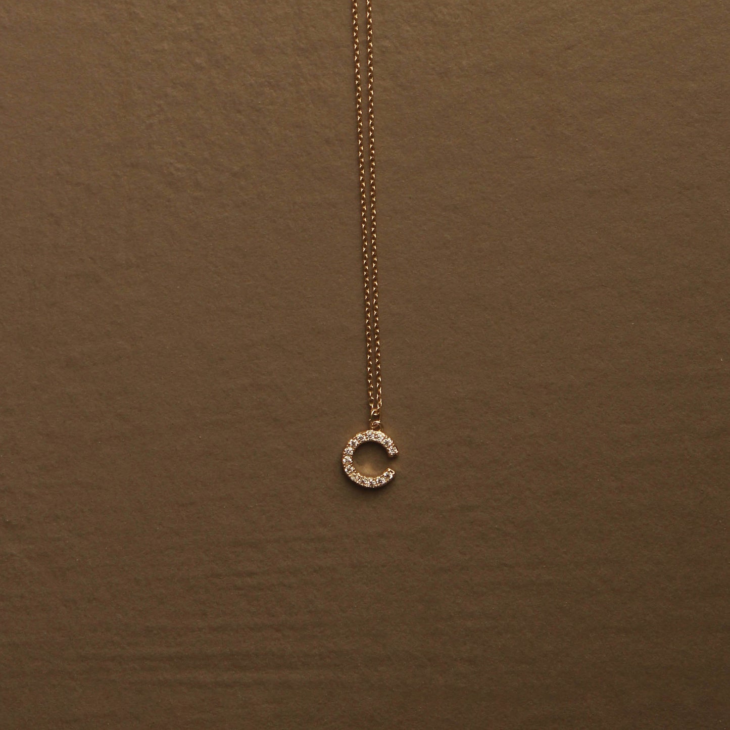 Initial Diamond Necklace