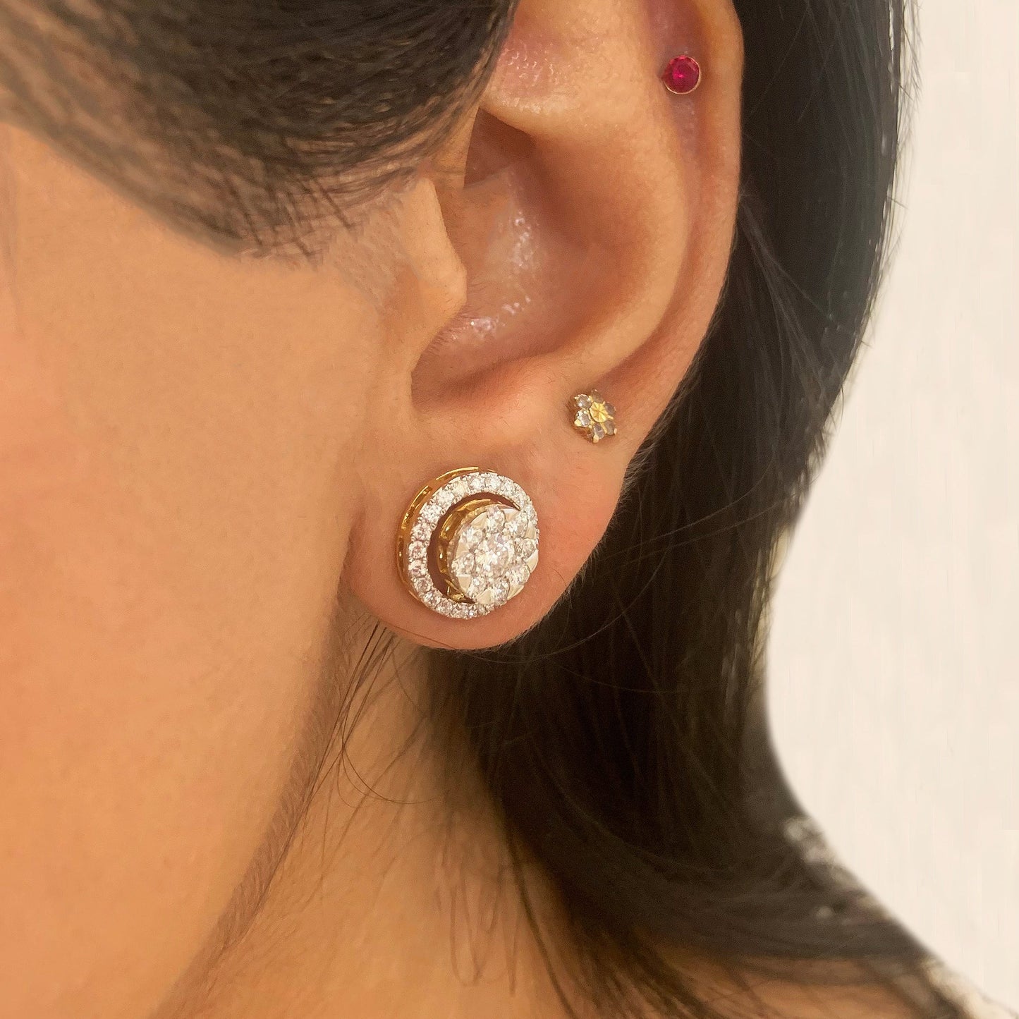 Signature 3-in-1 Diamond Earrings