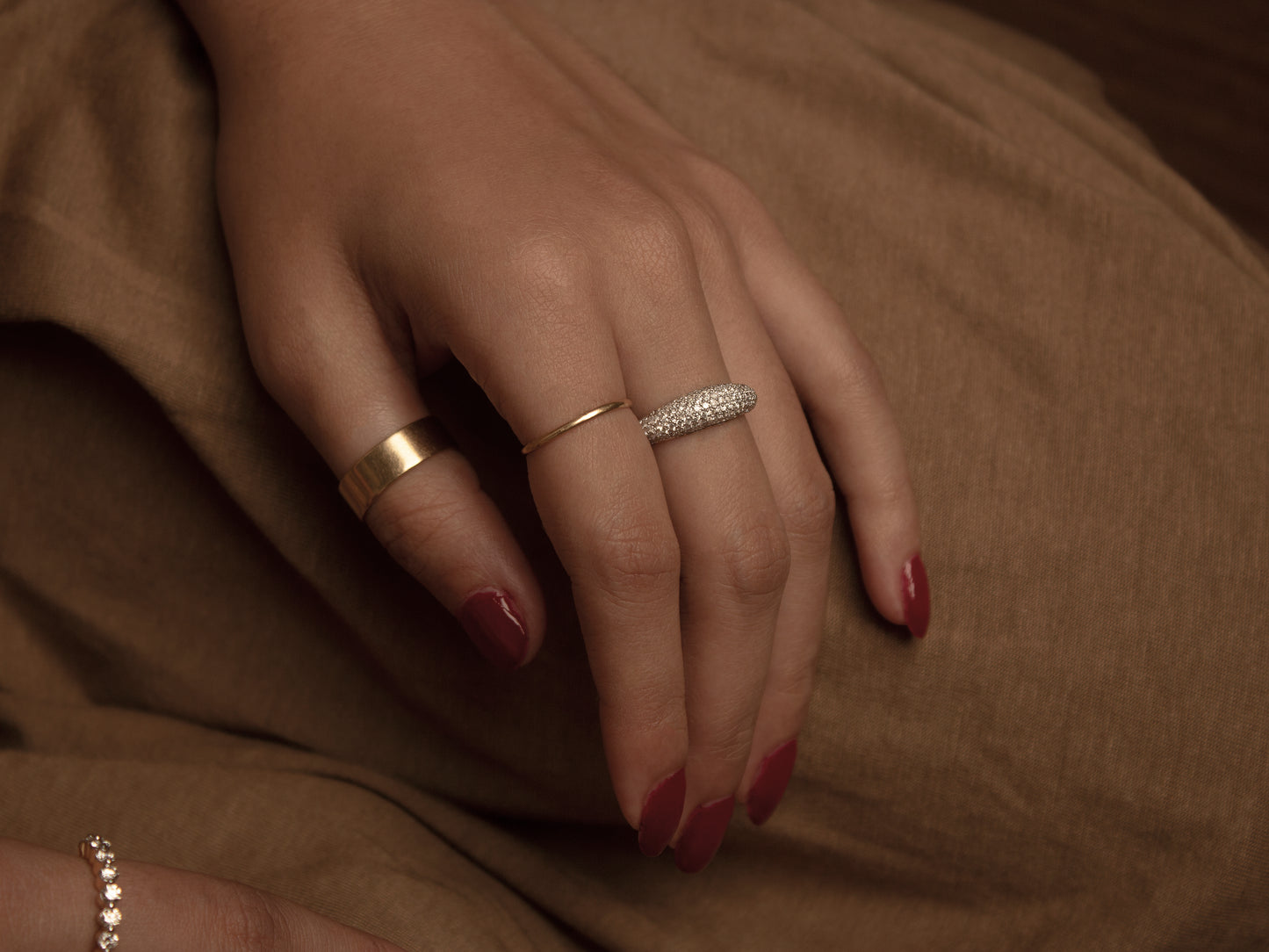 Thick Gold Band