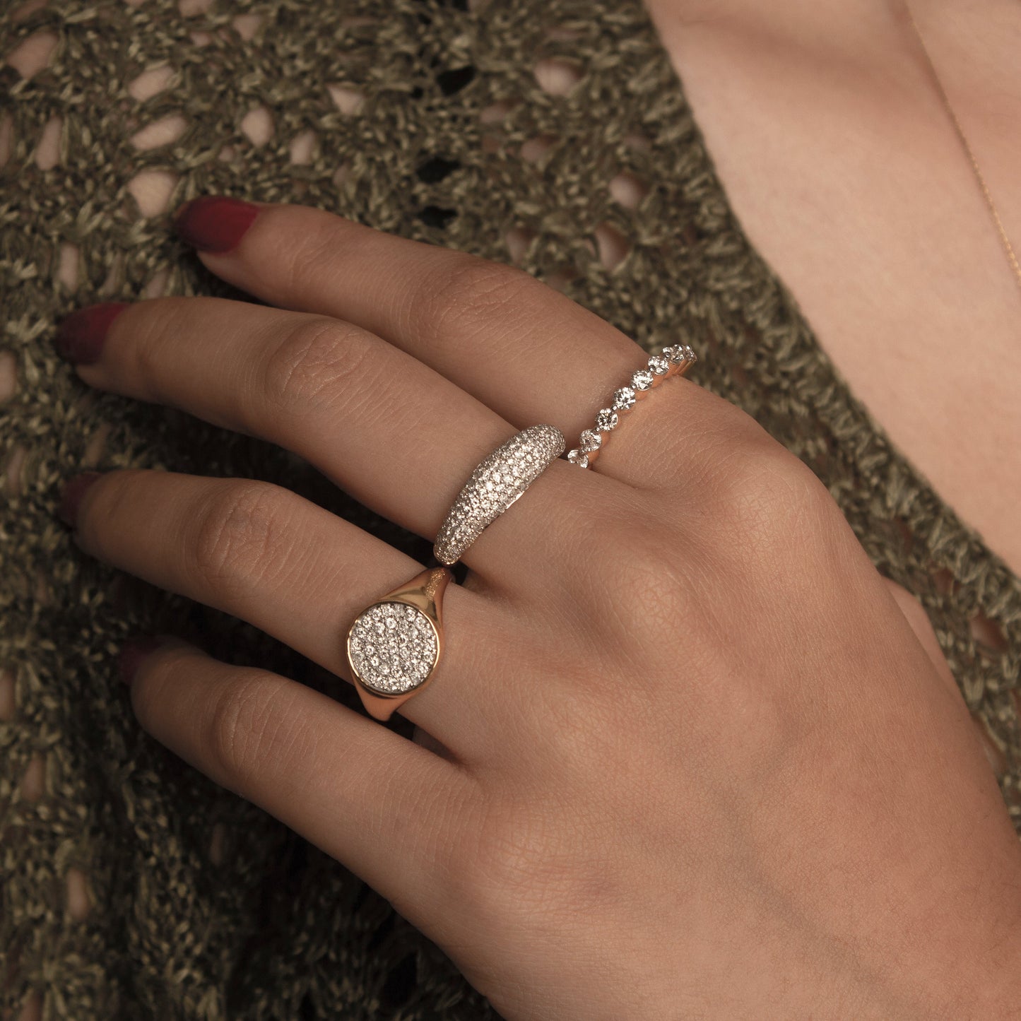 Round Diamond Half Eternity Band (0.68ct)