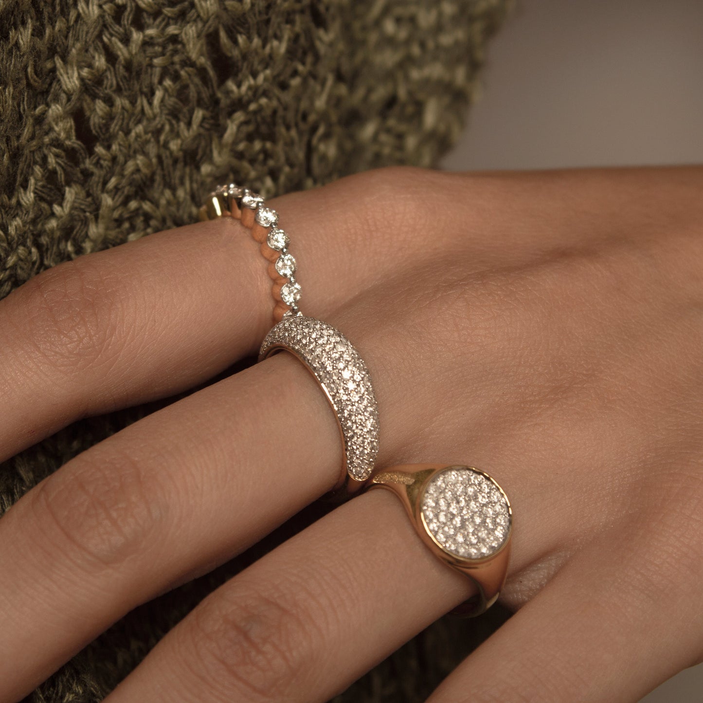 Round Diamond Half Eternity Band (0.68ct)