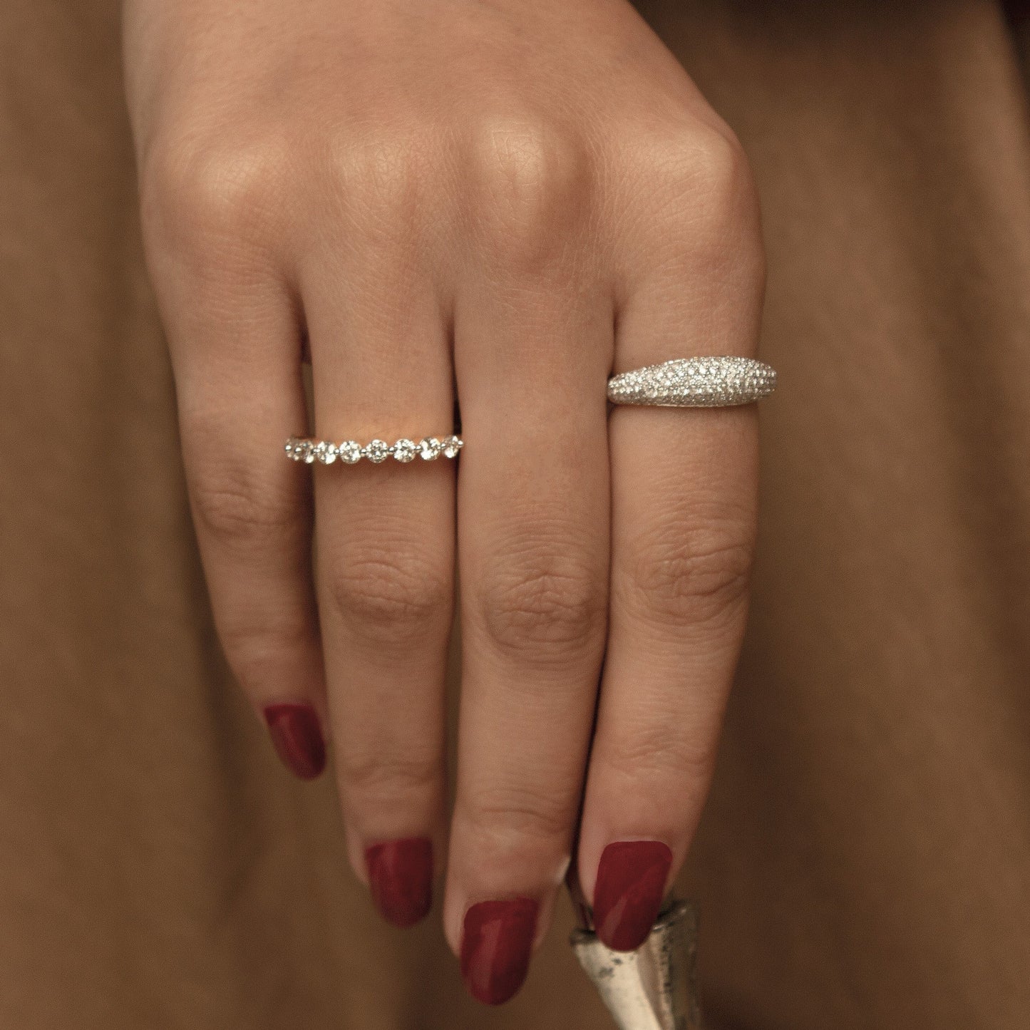 Pavé Diamond Dome Ring