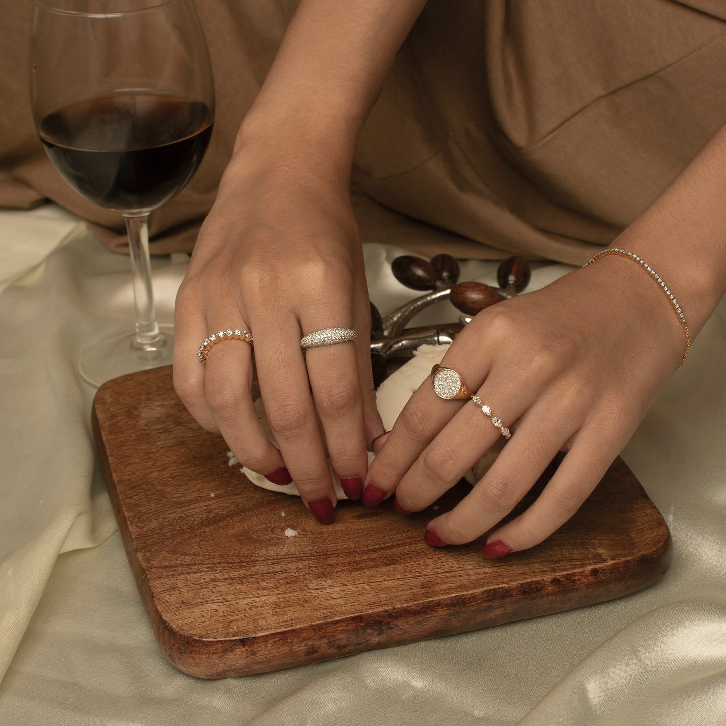 Pavé Diamond Dome Ring