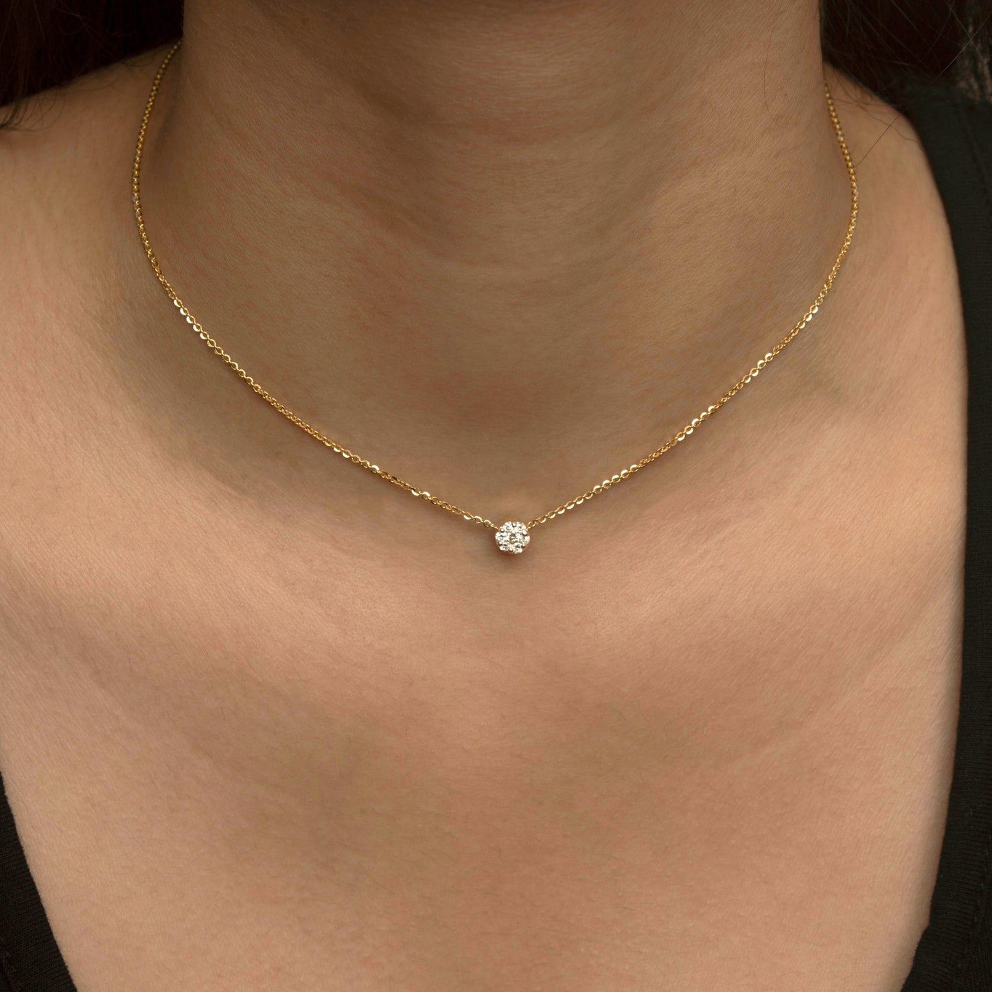 Pavé Diamond Necklace