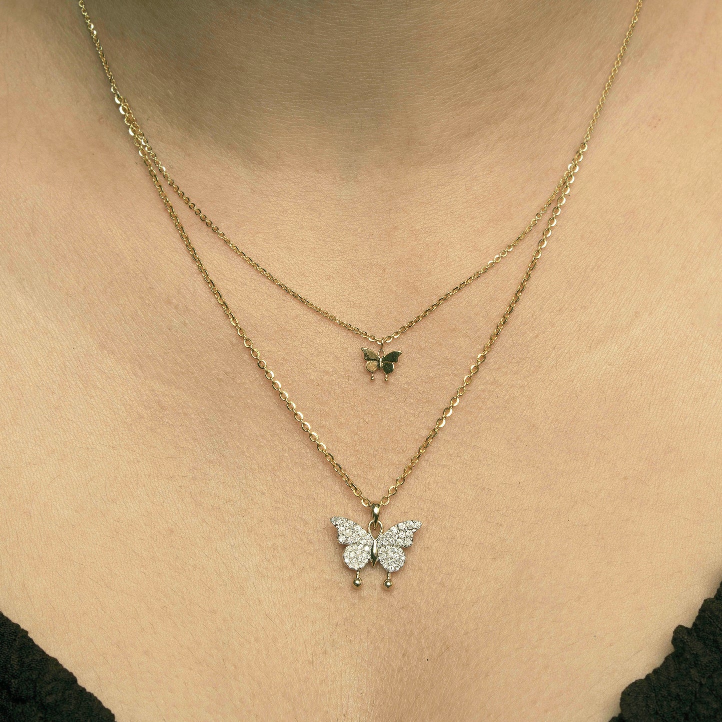 Butterfly Diamond Necklace
