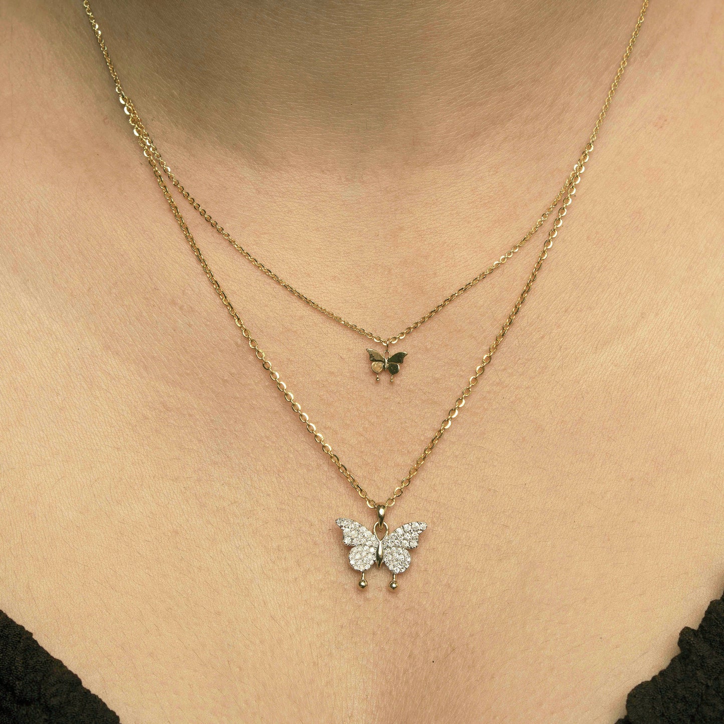 Butterfly Diamond Necklace