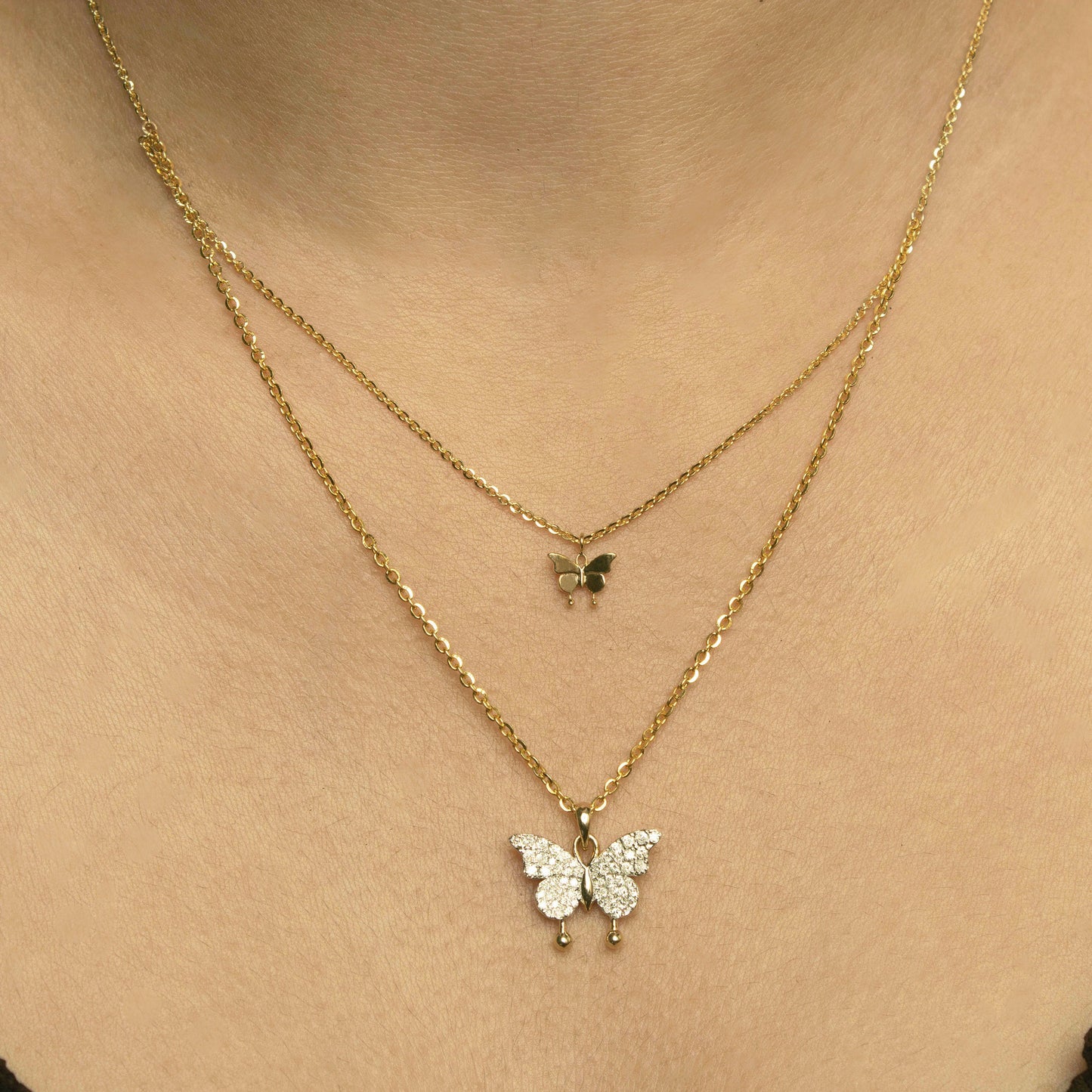 Butterfly Diamond Necklace