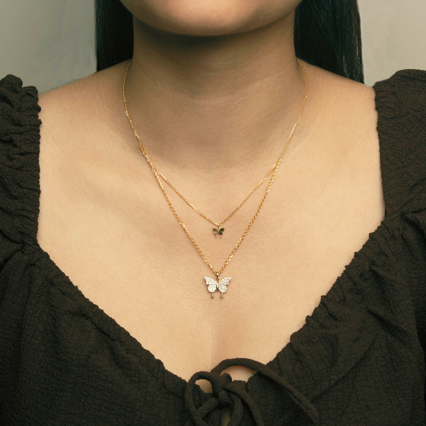 Butterfly Diamond Necklace