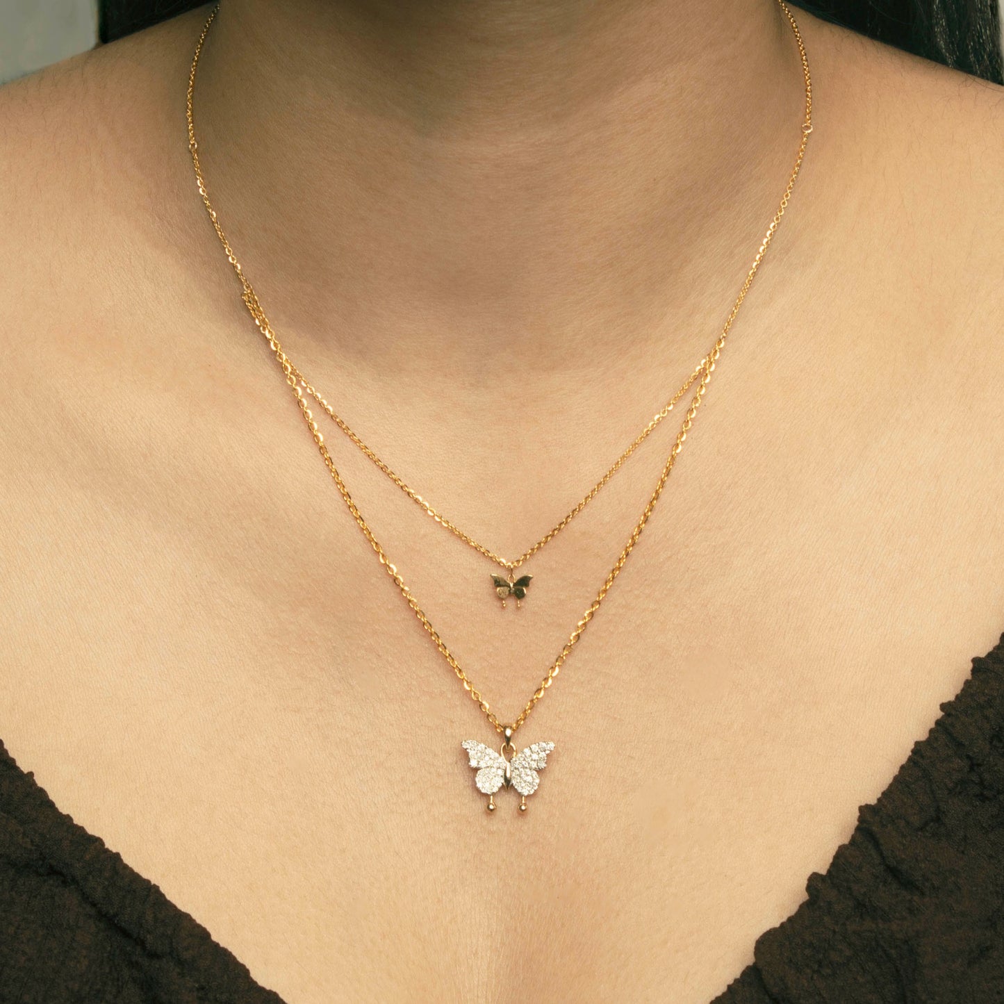 Butterfly Diamond Necklace