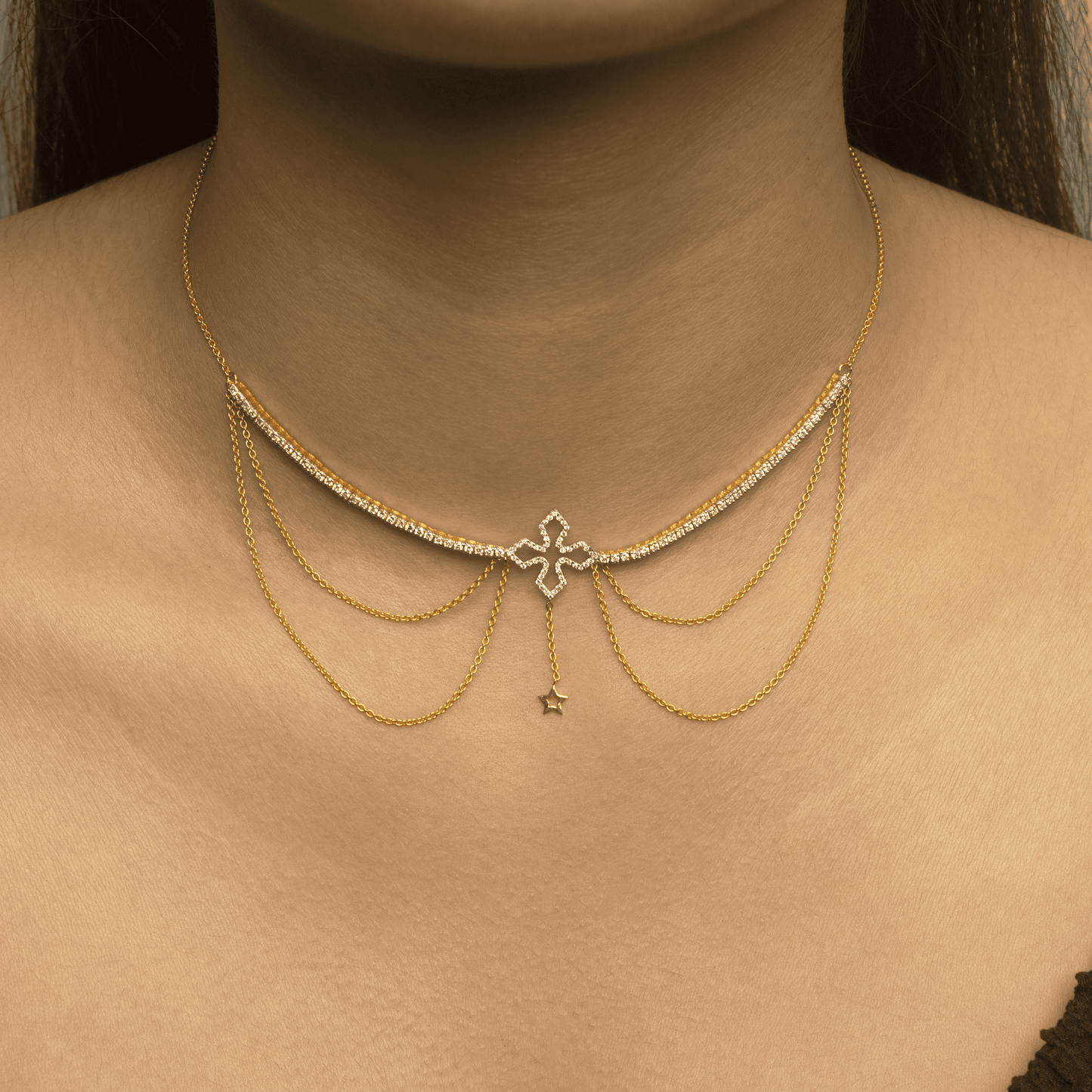 Starry Nights Diamond Necklace