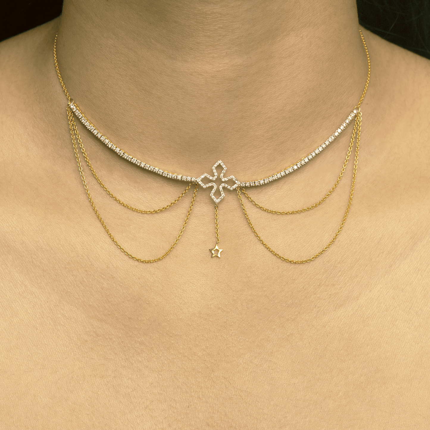 Starry Nights Diamond Necklace