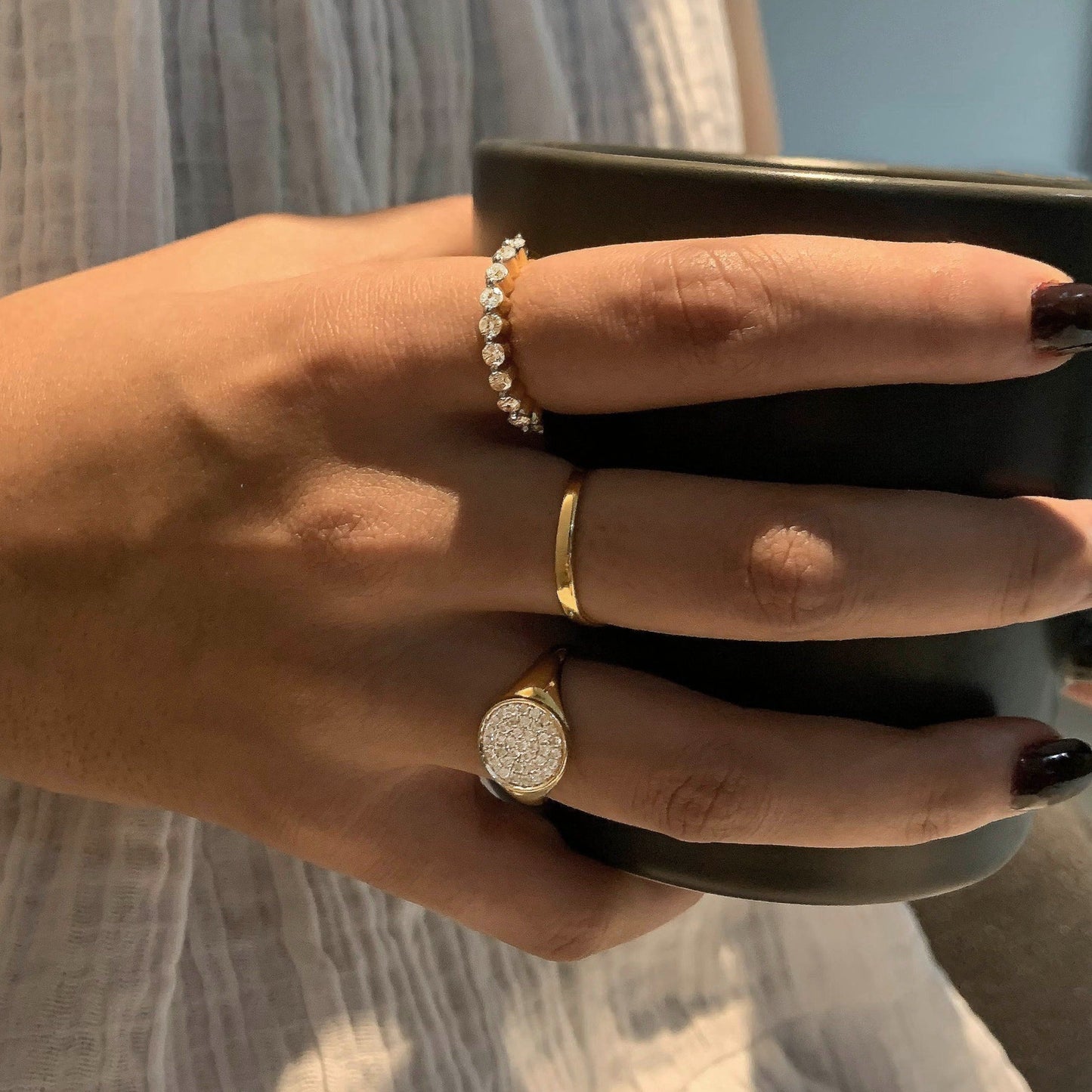 Round Diamond Half Eternity Band (0.68ct)