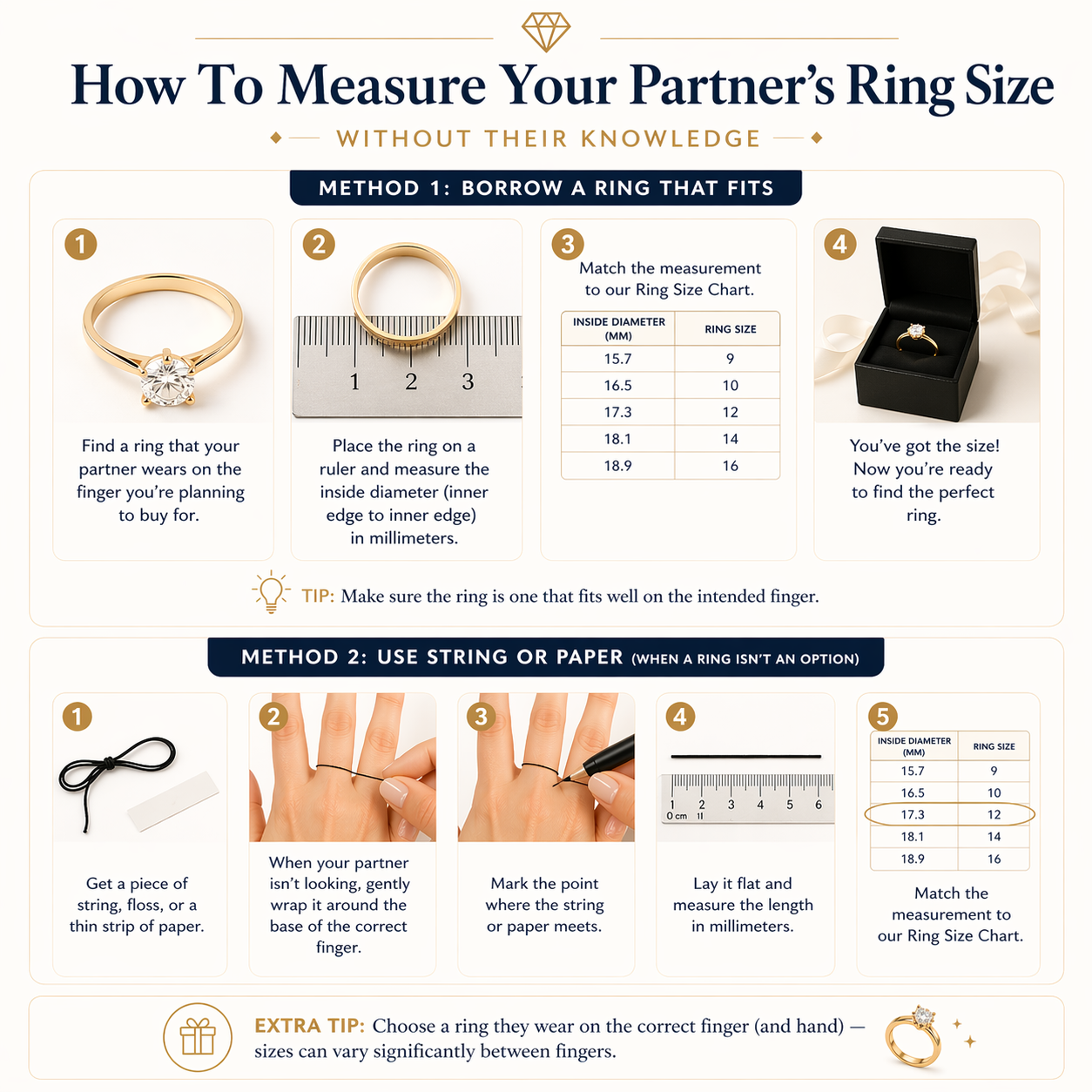 Pavé Diamond Signet Ring