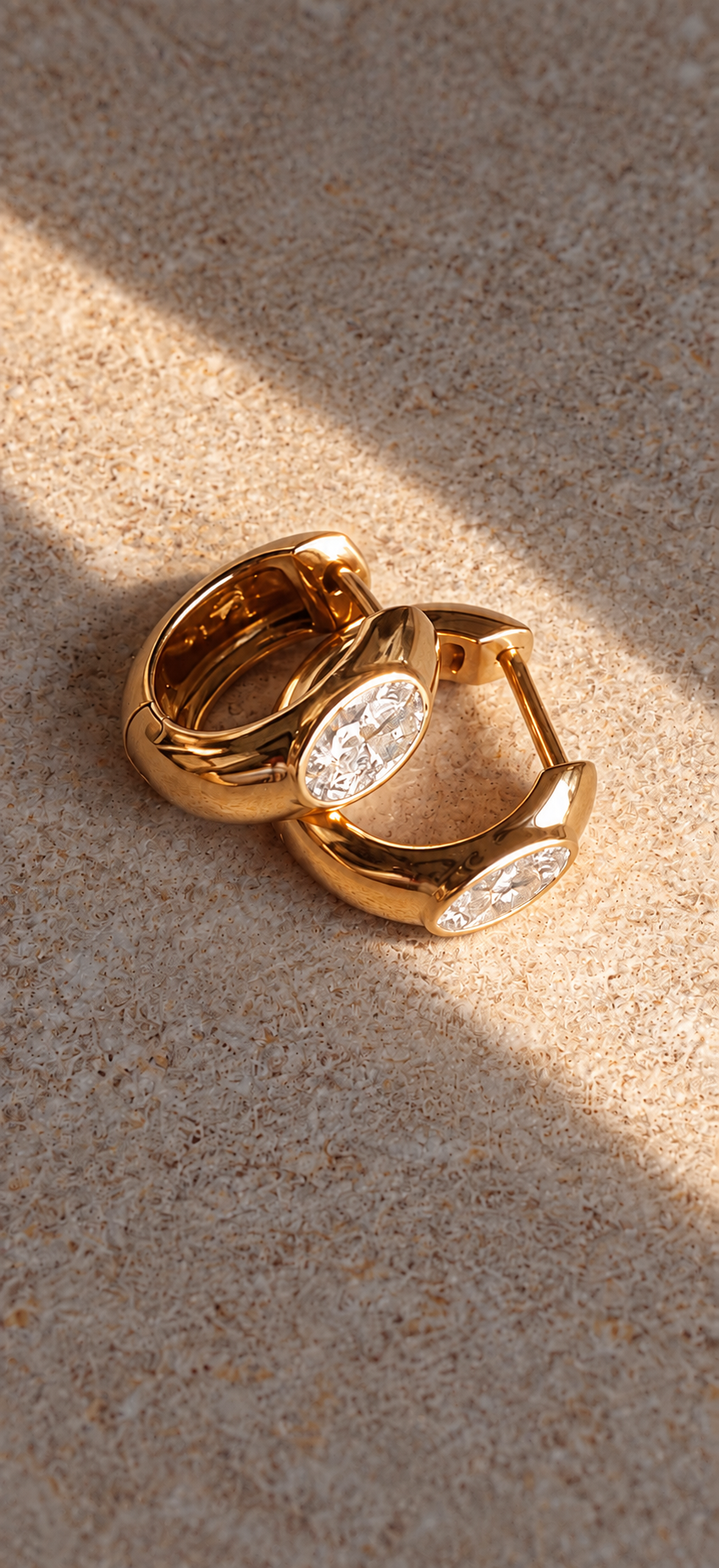 Nova Diamond Huggie Hoops